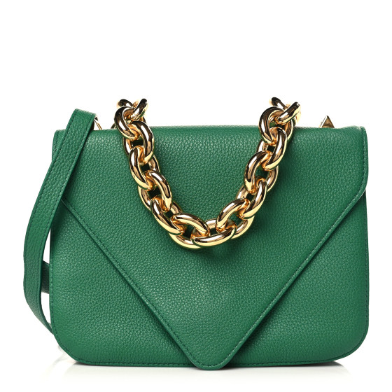 BOTTEGA VENETA Calfskin Mount Envelope Bag Jungle 1327886