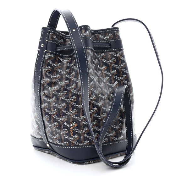 美品【GOYARD】グレー PETIT FLOT スモール バケットバック GOYARD Petit Flot Bucket Bag Grey *New - Timeless Luxuries