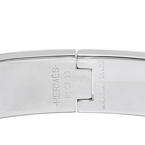 HERMES Enamel Printed H Mystere Au 24 Narrow Clic Clac H