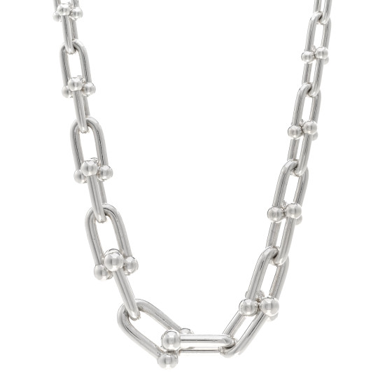 ネックレス・ペンダント Graduated Link Necklace in High-polished Sterling Silver TIFFANY Sterling Silver HardWear Graduated Link Necklace