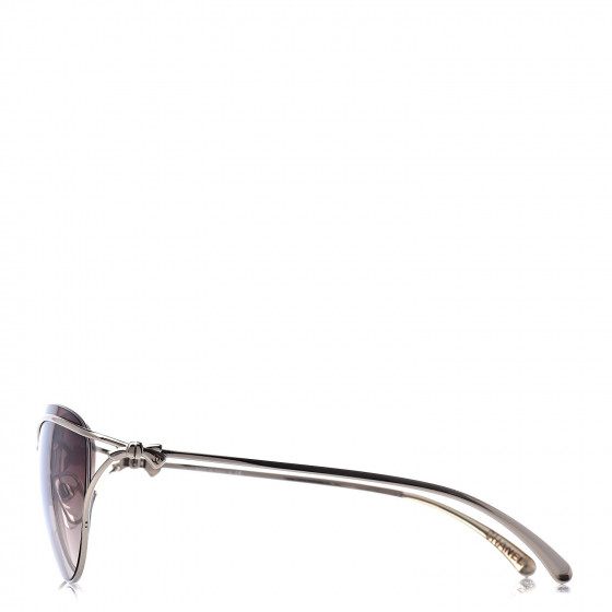 CHANEL Cat Eye Sunglasses 4181 Gold 458300 | FASHIONPHILE