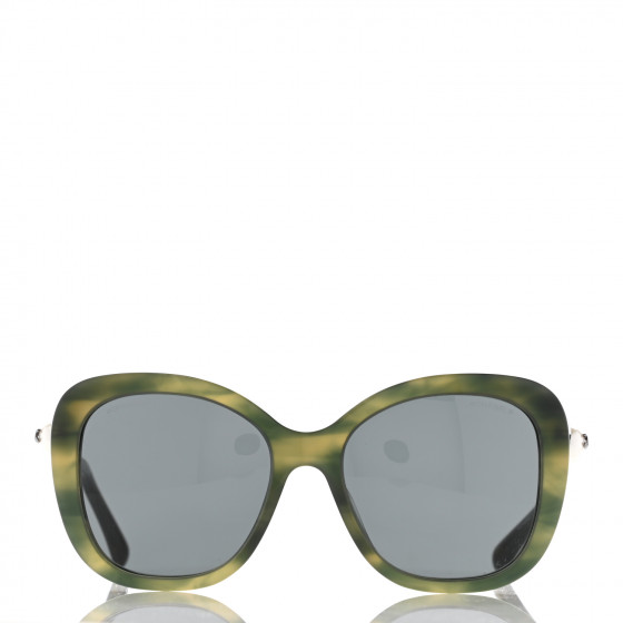 シャネル CHANEL❤︎サングラス❤︎パール　ココマーク❤︎5338-H-A CHANEL Pearl Sunglasses 5338-H-A Green 910416 | FASHIONPHILE