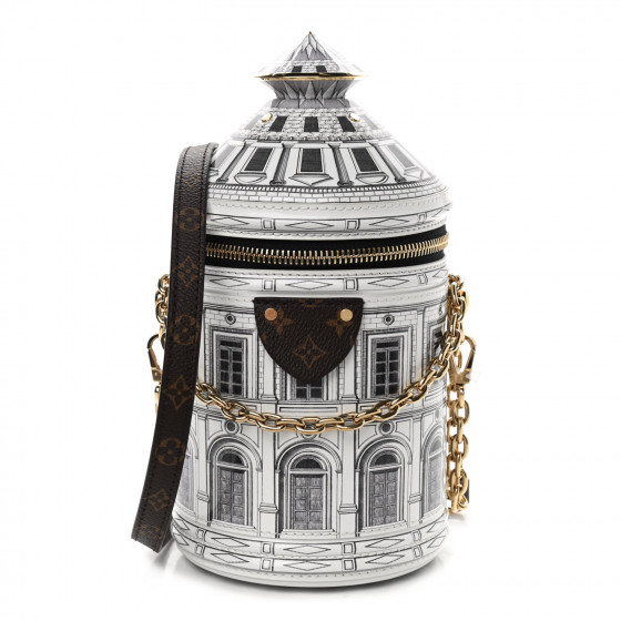 [FORNASETTI]★Cannes Vase Architettura 3D crossbody bag Louis Vuitton X Fornasetti 2021 Architettura Cannes Vase