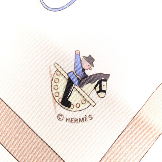 HERMES　エルメス　カレ90　Raconte moi le cheval Hermes Vintage Rare scarf Carre 90 RACONTE MOI LE CHEVAL