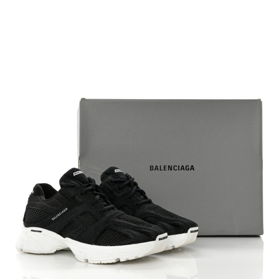 BALENCIAGA Fabric Mesh Womens Phantom Sneakers 40 Black