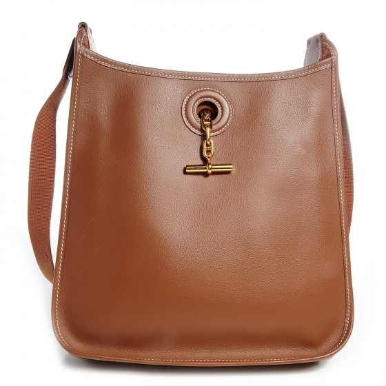HERMES Evergrain Vespa PM Gold 66788 | FASHIONPHILE