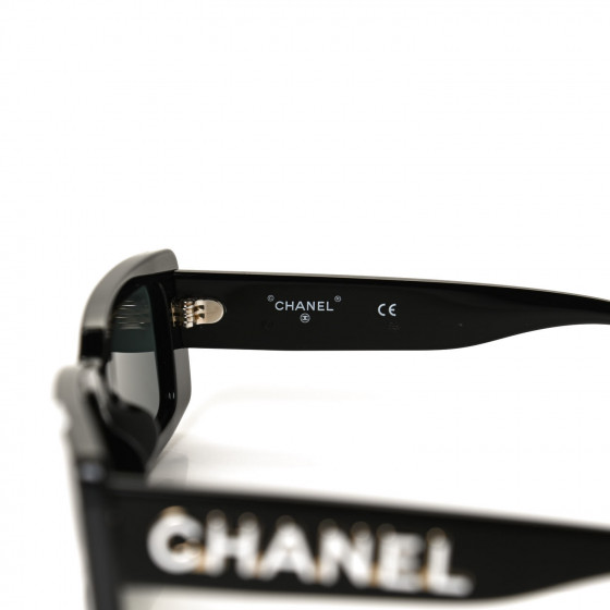 CHANEL Acetate CC Sunglasses 71473A Black 1039563 | FASHIONPHILE