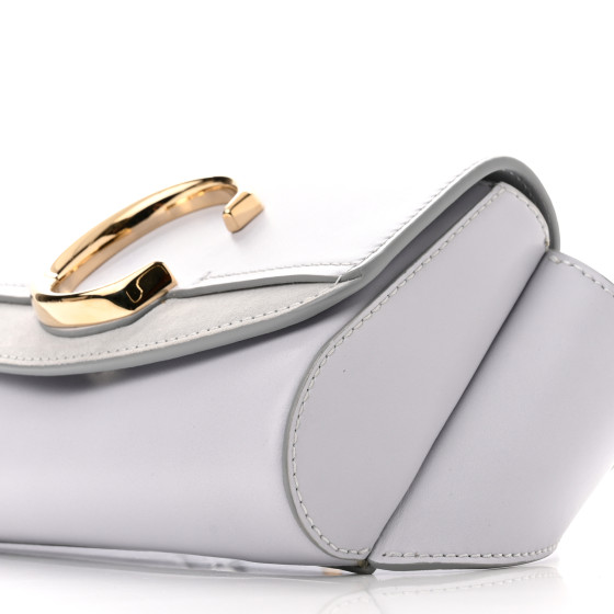 CHLOE Calfskin Suede C Belt Bag Light Cloud 1213444