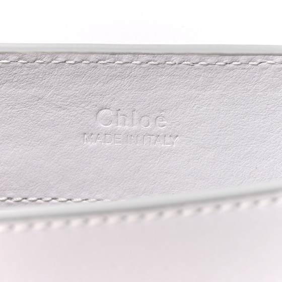 CHLOE Calfskin Suede C Belt Bag Light Cloud 1213444