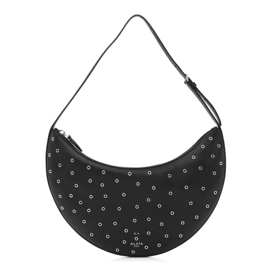 ★ALAIA直営店★DEMI LUNE ワンピースペーパーバッグ One Piece Demi Lune mesh shoulder bag in orange - Alaia
