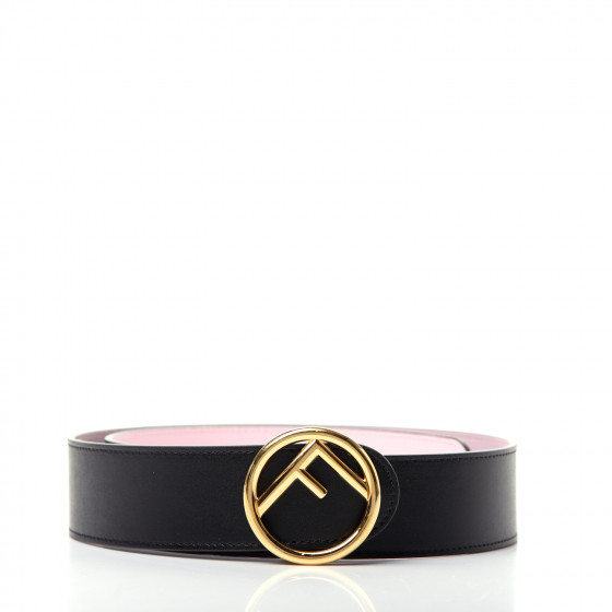 【関税&送料込】Fendi Rversible Belt In Smooth Leather And F FF Squared Belt Leather Black | Fendi