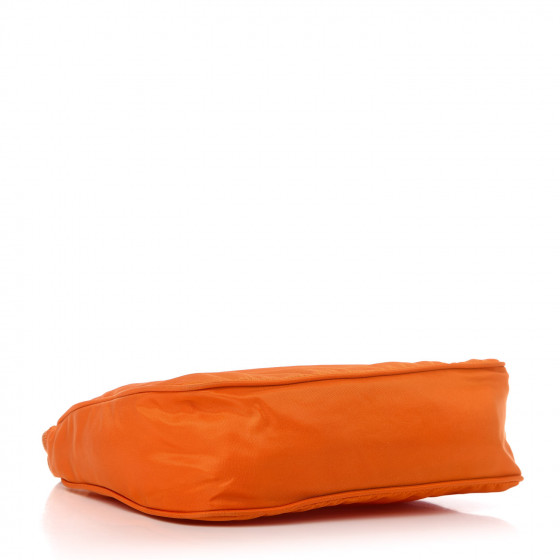 PRADA Tessuto Nylon Sport Shoulder Bag Orange 789889