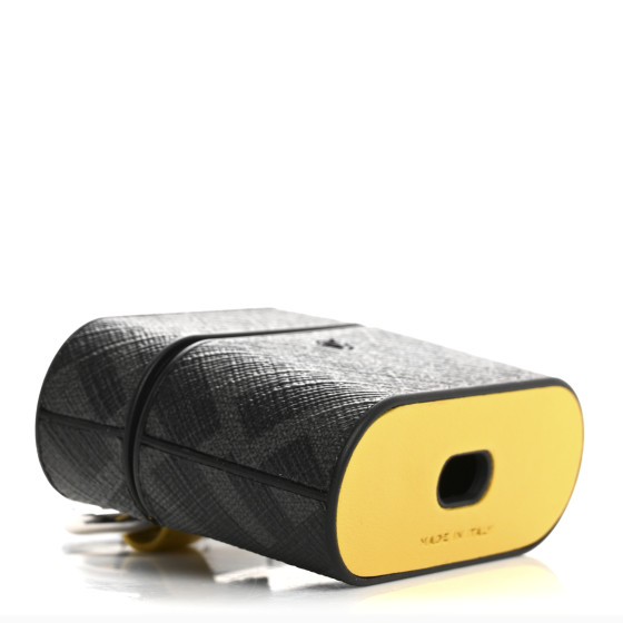 FENDI airpodsケース FENDI Coated Canvas FF Airpods Pro Case Black Yellow 1710476