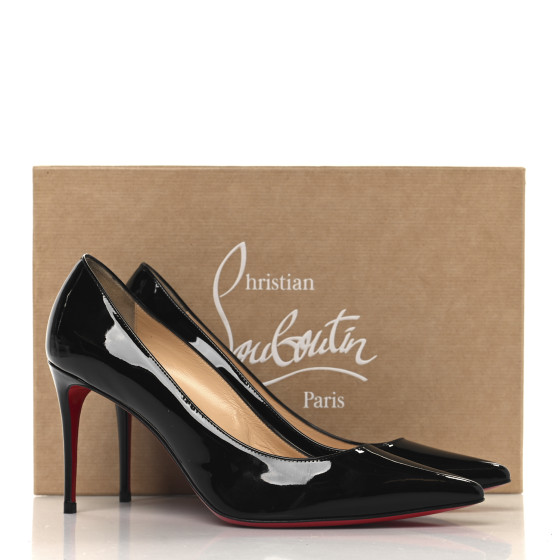 【新品・未使用】Christian Louboutin KATE85 Sporty Kate - 85 mm Pumps - Vog patent leather - Loubi