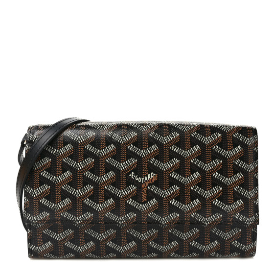 GOYARD Goyardine Varenne Continental Wallet Black