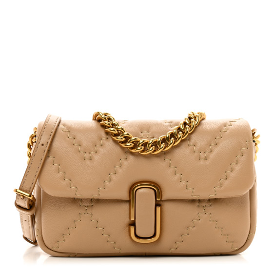 ハンドバッグ MARC JACOBS CAMEL LEATHER THE MINI BAG The Marc Jacobs Mini Bag Leather Camel - Eve dot Deals