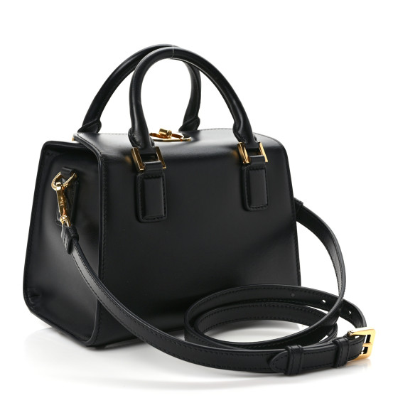 CHRISTIAN DIOR New Line Calfskin Small Boston Bag Black
