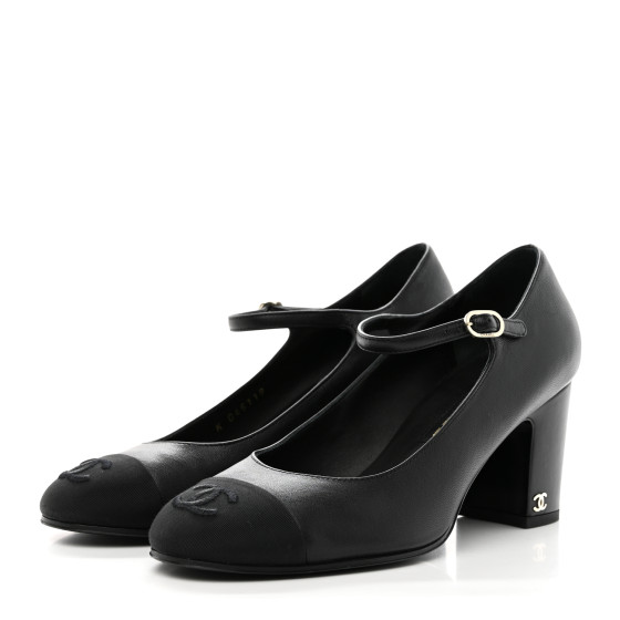 【ALL BLACKでかっこよく♪】CHANEL ミュール ll07788_chanel_black_leather_s