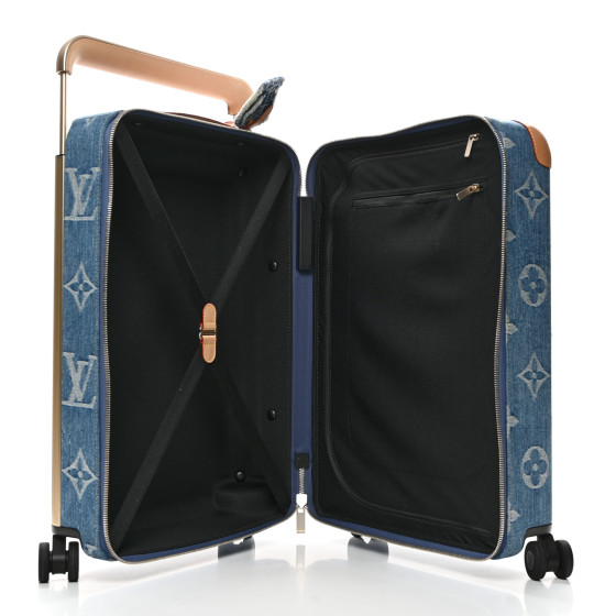 限定品◆関税無【LOUIS VUITTON】Denim Suitcase ホライゾン 55 LOUIS VUITTON LOUIS VUITTON Monogram Denim Horizon 55 Blue