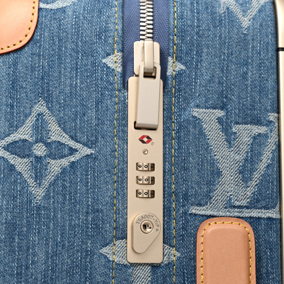 限定品◆関税無【LOUIS VUITTON】Denim Suitcase ホライゾン 55 Horizon 55 travel bag Louis Vuitton Blue in Denim - Jeans