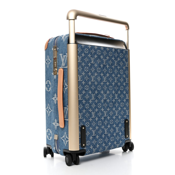 限定品◆関税無【LOUIS VUITTON】Denim Suitcase ホライゾン 55 LOUIS VUITTON LOUIS VUITTON Monogram Denim Horizon 55 Blue