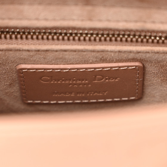 CHRISTIAN DIOR Calfskin Cannage Diamond Small My ABCDior