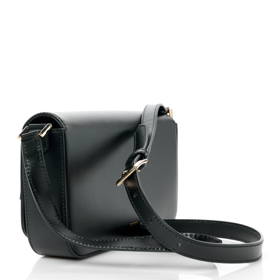 JIMMY CHOO Calfskin Avenue Shoulder Bag Black 1496359