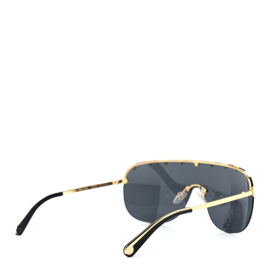 LOUIS VUITTON Purple Rain Sunglasses Z2367W Silver 1261842