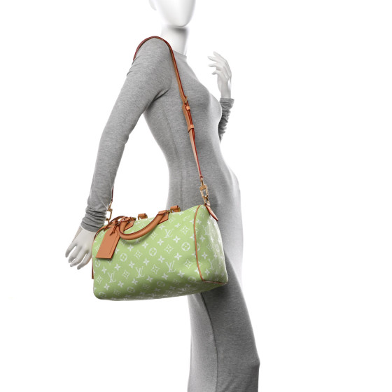 LOUIS VUITTON Calfskin Monogram Speedy P9 Bandouliere 30