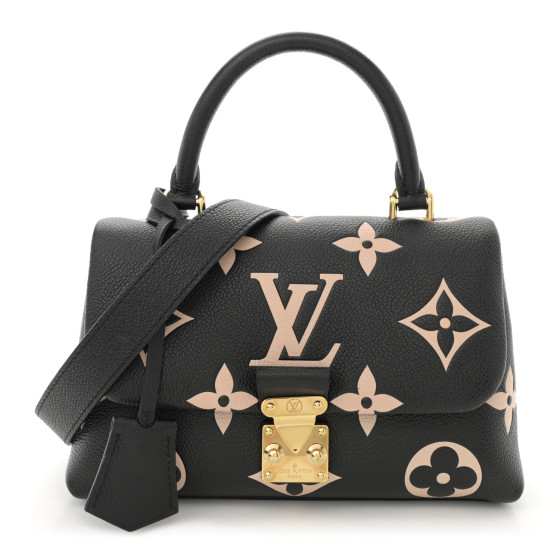 LOUIS VUITTON Empreinte Monogram Giant Madeleine BB Black