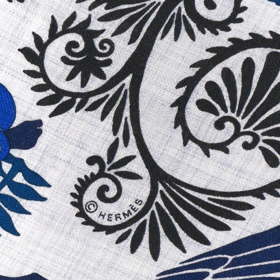 エルメス ノートCARNET DE SOIE SOIE BLEU MARINE Faubourg of Dreams scarf 100 | Hermès Mainland China