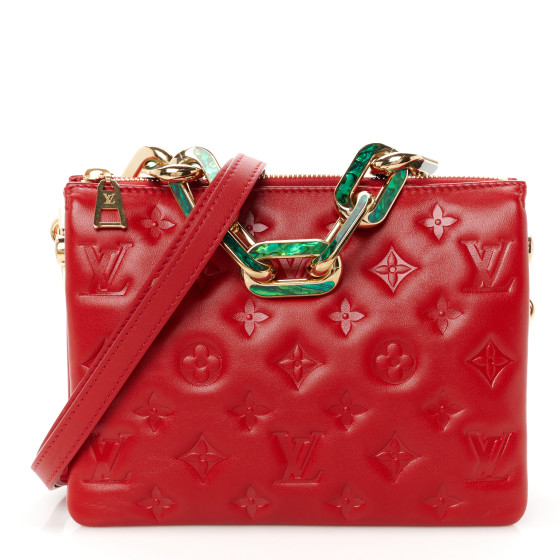 LOUIS VUITTON リボンベルト 赤黒 Red lv belt