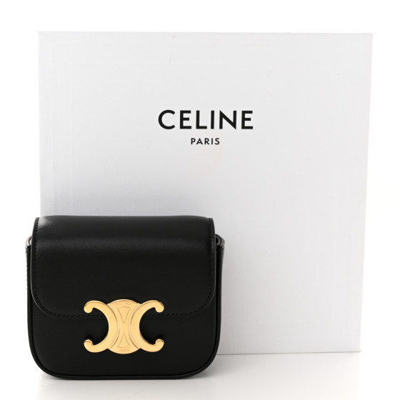 ★関税込★CELINE★Mini Triomphe Bag in Shiny Calfskin Black 187363BF4-38NO_1_SS24_P1_W.jpg?V2