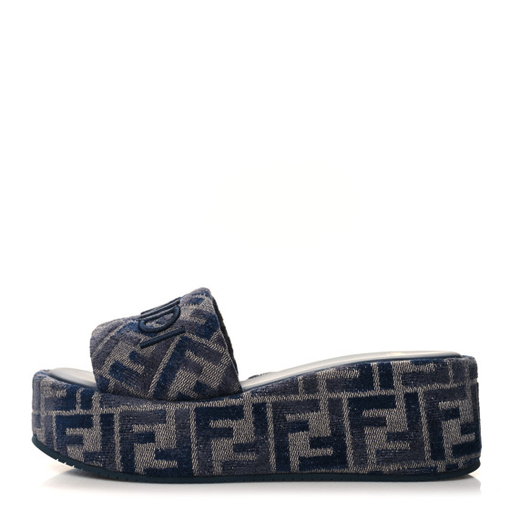 サンダル・ミュール FENDI SANDALO FLATFORM FENDI SUNSHINE Fendi Sunshine 65MM FF Leather Platform Slide Sandals | Saks