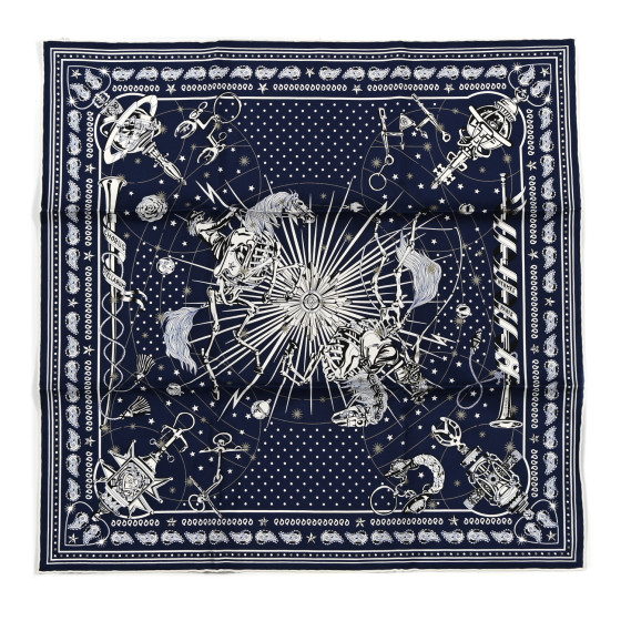 *HERMES*シルクスカーフ 140 Chorus Stellarum ステララム Hermès New Chorus Stellarum Silk Scarf - Vintage Lux