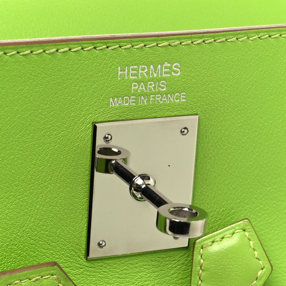 HERMES Swift Lakis Kelly 35 Granny 1421493 | FASHIONPHILE