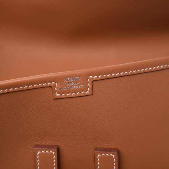 HERMES Swift Jige Elan 29 Clutch Gold 340384 | FASHIONPHILE
