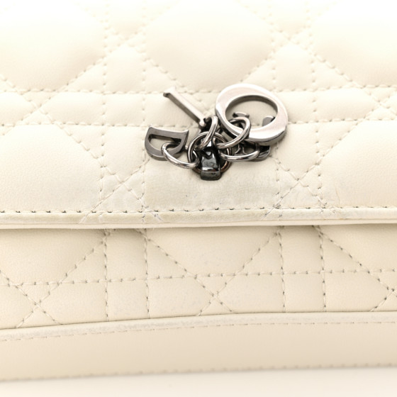 【無料郵送/関税込/正規品】 Dior Lady Phone Pouch Latte Canna My Dior - Dior Talk Phone Pouch Latte Cannage Lambskin | DIOR