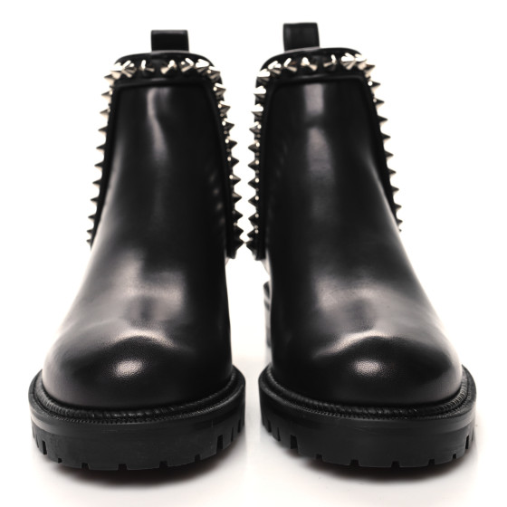ルブタン アイコン CAPAHUTTA セール！ CHRISTIAN LOUBOUTIN Nappa Spiked Capahutta Flat Chelsea