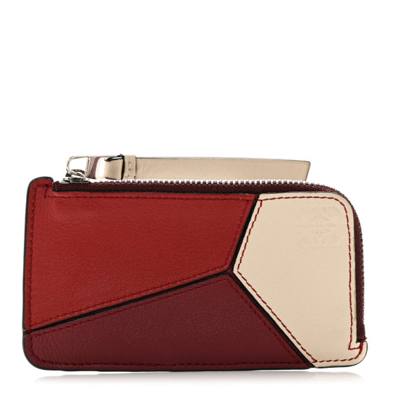 カードケース・名刺入れ Loewe Tiziano Red Leather Card Holder LOEWE Wallet Leather Red Anagram Card Holder From Japan | eBay
