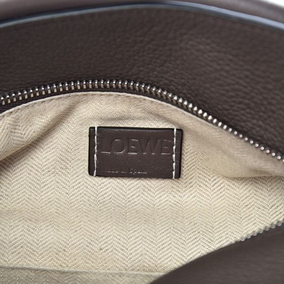 【関税送料込】Loewe Classic Puzzle Bag Dark Taupe LOEWE | Puzzle Small Grained Leather Bag in Dark Grey | COCOON