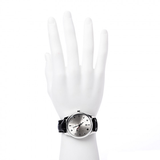 GUCCI Stainless Steel Alligator 40mm G-Timeless Snake Hand
