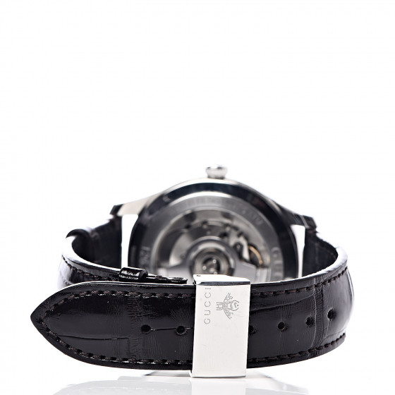 GUCCI Stainless Steel Alligator 40mm G-Timeless Snake Hand