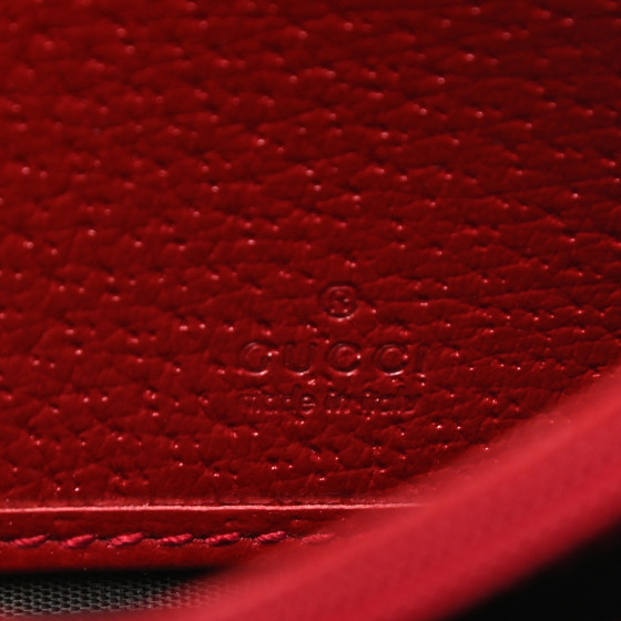 GUCCI GG Supreme Monogram Tian Continental Wallet Beige