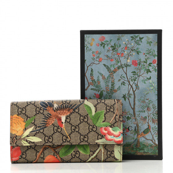 【国内発送】GG Supreme Continental Wallet Gucci GG Supreme Wallet – rosegold