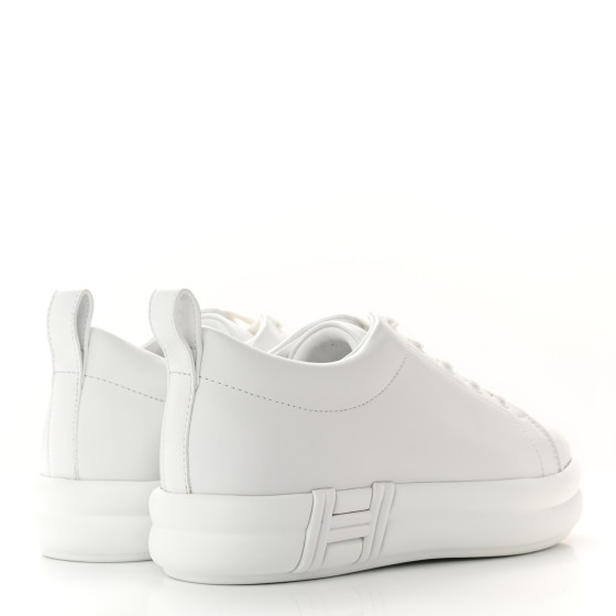 スニーカー HERMES Sneakers Happy HERMES Happy Sneaker White 38 *New - Timeless Luxuries