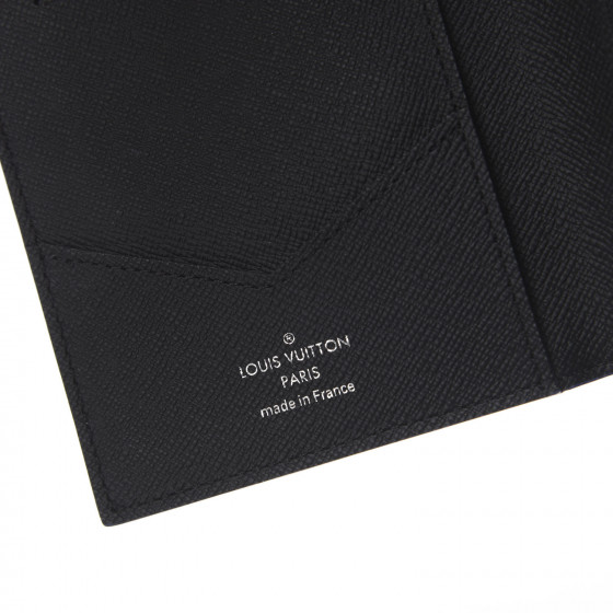 LOUIS VUITTON Damier Graphite Map Passport Cover 580215