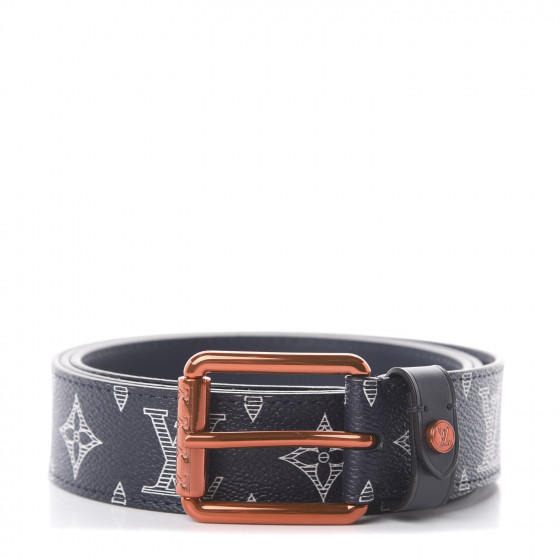 LOUIS VUITTON タイガ ブラックレザーベルト 110/44 楽天市場】LOUIS VUITTONルイヴィトンメンズリバーシブルレザー