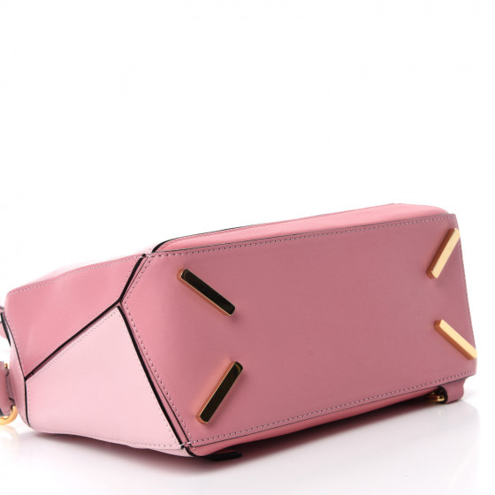 LOEWE Calfskin Small Puzzle Bag Soft Pink 731843 | FASHIONPHILE