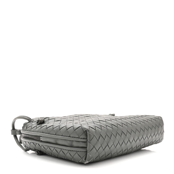 ■BOTTEGA VENETA■ Intrecciato Nodini Crossbody Light Grey 2 Bottega Veneta Intrecciato Nodini Crossbody